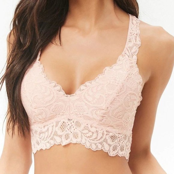 Forever 21 Other - Scalloped Floral Lace Bralette